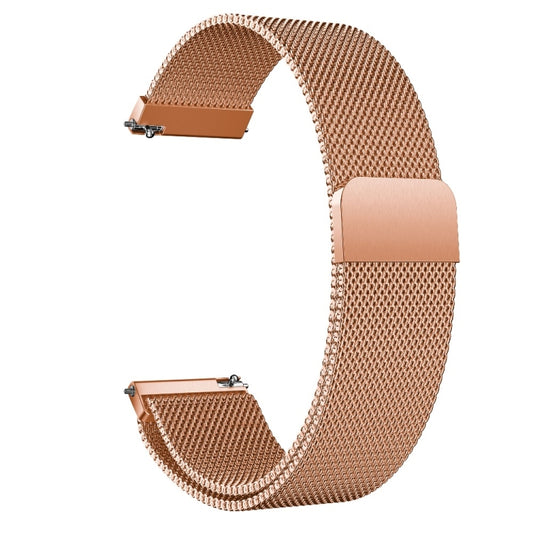For Galaxy Watch Active Milanese Watch Band(Rose Gold) - Watch Bands by buy2fix | Online Shopping UK | buy2fix