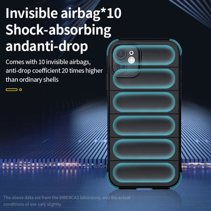 For iPhone 13 Magic Shield TPU + Flannel Phone Case(Dark Blue) - iPhone 13 Cases by buy2fix | Online Shopping UK | buy2fix