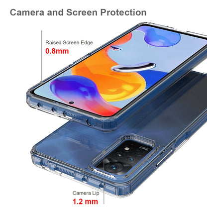 For Xiaomi Redmi Note 11 Pro Global/Redmi Note 11 Pro 5G Global Scratchproof TPU + Acrylic Protective Phone Case(Transparent) by buy2fix