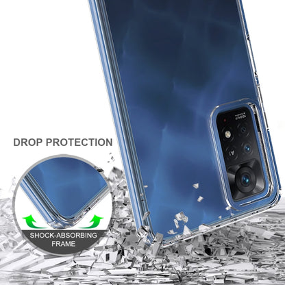 For Xiaomi Redmi Note 11 Pro Global/Redmi Note 11 Pro 5G Global Scratchproof TPU + Acrylic Protective Phone Case(Transparent) by buy2fix