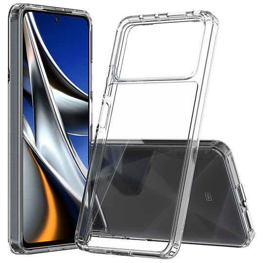 For Xiaomi Poco X4 Pro 5G Scratchproof TPU + Acrylic Protective Phone Case(Transparent)