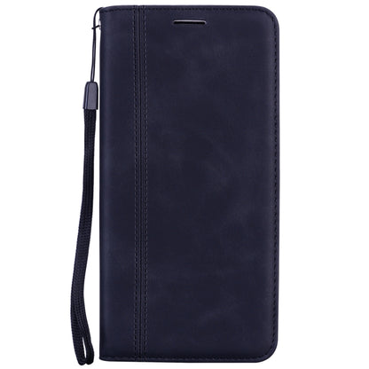 For Samsung Galaxy A13 4G Frosted Business Magnetic Flip Leather Phone Case(Black) by buy2fix