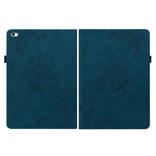 Butterfly Flower Embossed Leather Tablet Case For iPad mini 2019 / 4 / 3 / 2 / 1(Blue) - iPad mini (2019) / mini 5 Cases by buy2fix | Online Shopping UK | buy2fix