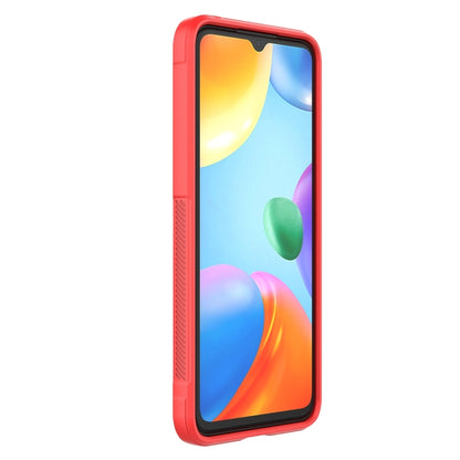 For Xiaomi Redmi 10C Magic Shield TPU + Flannel Phone Case(Black) by buy2fix