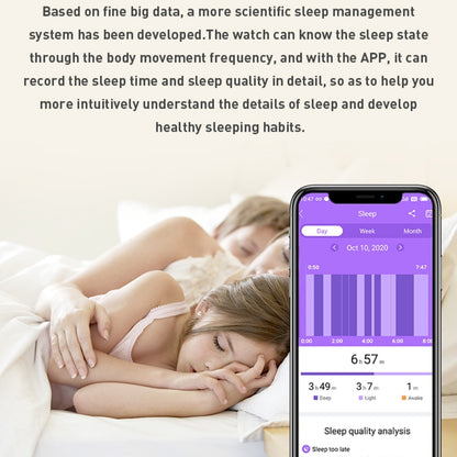 Rowatch 2S 1.65 inch TFT Screen Smart Watch, Support Blood Pressure Monitoring/Sleep Monitoring(Pink) by buy2fix
