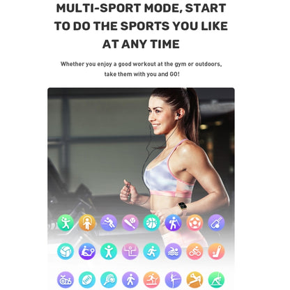 Rowatch 2S 1.65 inch TFT Screen Smart Watch, Support Blood Pressure Monitoring/Sleep Monitoring(Pink) by buy2fix