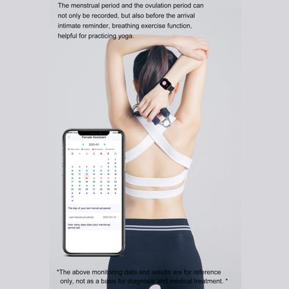 DT NO.I 7 1.9 inch TFT Screen Smart Watch, Support Bluetooth Call/Menstrual Cycle Reminder(Grey) - Smart Watches by buy2fix | Online Shopping UK | buy2fix