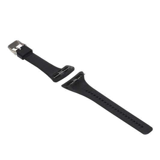 For POLAR FT4 & FT7 Silicone Watch Band(Black) -  by buy2fix | Online Shopping UK | buy2fix