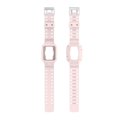 For Xiaomi Redmi Watch 2 Lite/Watch Lite 2/Watch Lite/Redmi Watch 2/Redmi Watch Silicone Integrated Watch Band(Light Pink) - Watch Bands by buy2fix | Online Shopping UK | buy2fix