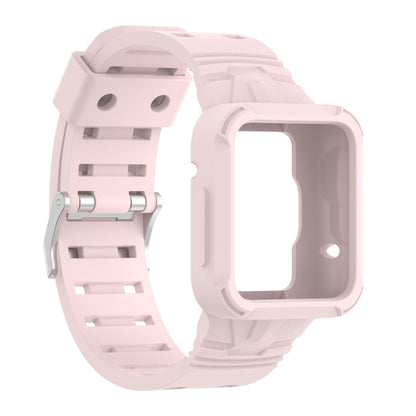 For Xiaomi Redmi Watch 2 Lite/Watch Lite 2/Watch Lite/Redmi Watch 2/Redmi Watch Silicone Integrated Watch Band(Light Pink) - Watch Bands by buy2fix | Online Shopping UK | buy2fix