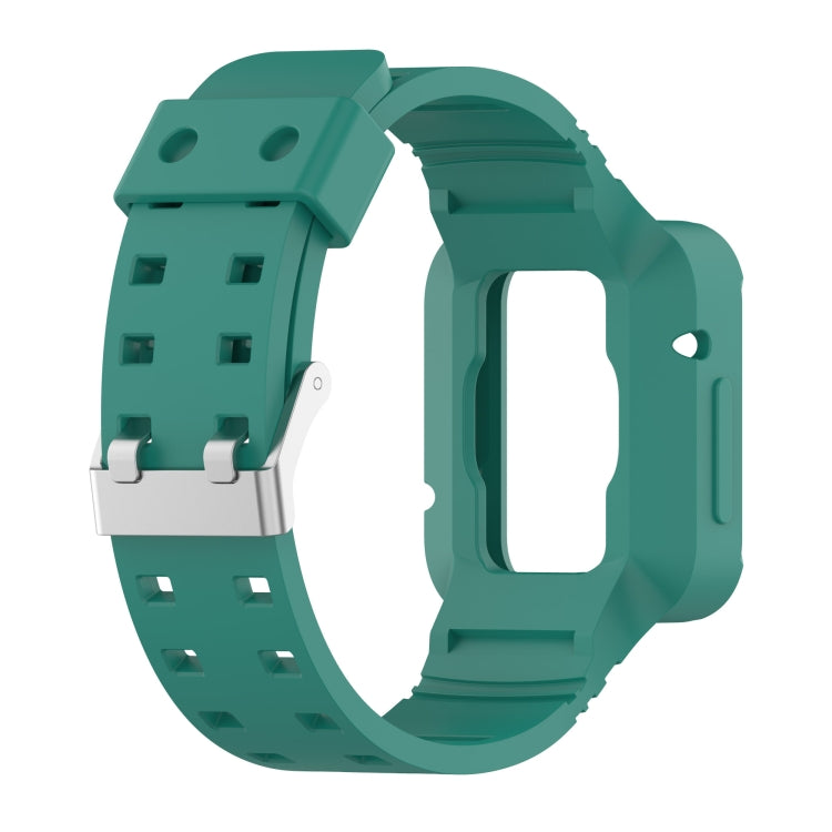 For Xiaomi Redmi Watch 2 Lite/Watch Lite 2/Watch Lite/Redmi Watch 2/Redmi Watch Silicone Integrated Watch Band(Green) - Watch Bands by buy2fix | Online Shopping UK | buy2fix