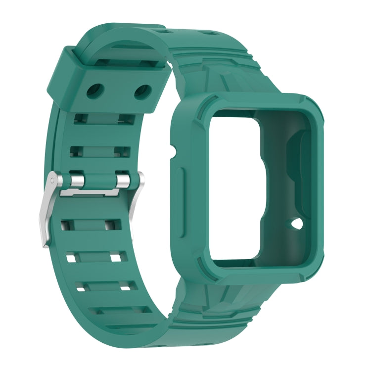 For Xiaomi Redmi Watch 2 Lite/Watch Lite 2/Watch Lite/Redmi Watch 2/Redmi Watch Silicone Integrated Watch Band(Green) - Watch Bands by buy2fix | Online Shopping UK | buy2fix