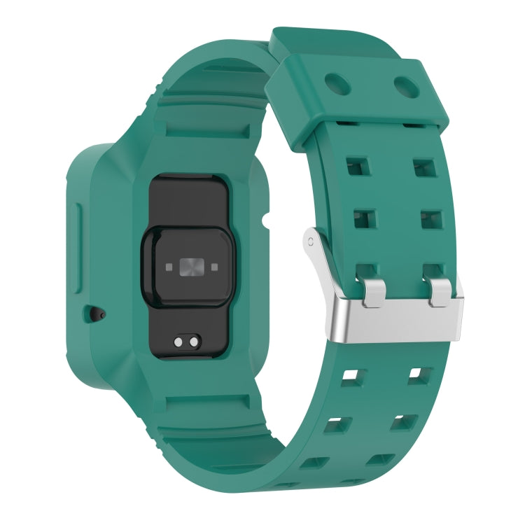 For Xiaomi Redmi Watch 2 Lite/Watch Lite 2/Watch Lite/Redmi Watch 2/Redmi Watch Silicone Integrated Watch Band(Green) - Watch Bands by buy2fix | Online Shopping UK | buy2fix