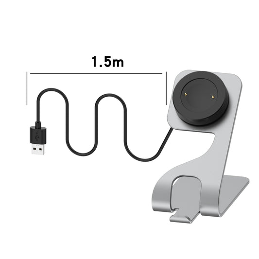 For Honor Watch GS 3 Universal Aluminum Alloy Magnetic Charger Holder(Grey) - Charger by buy2fix | Online Shopping UK | buy2fix