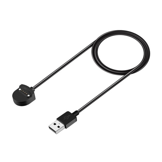 For Ticwatch E & S 1m Universal Smart Watch Magnetic Charging Cable(Black) - Charger by buy2fix | Online Shopping UK | buy2fix