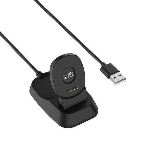 For Ticwatch E2 & S2 1m Base With Data Cable Function & With Voltage and Current Limiting Functions(Black) - Charger by buy2fix | Online Shopping UK | buy2fix