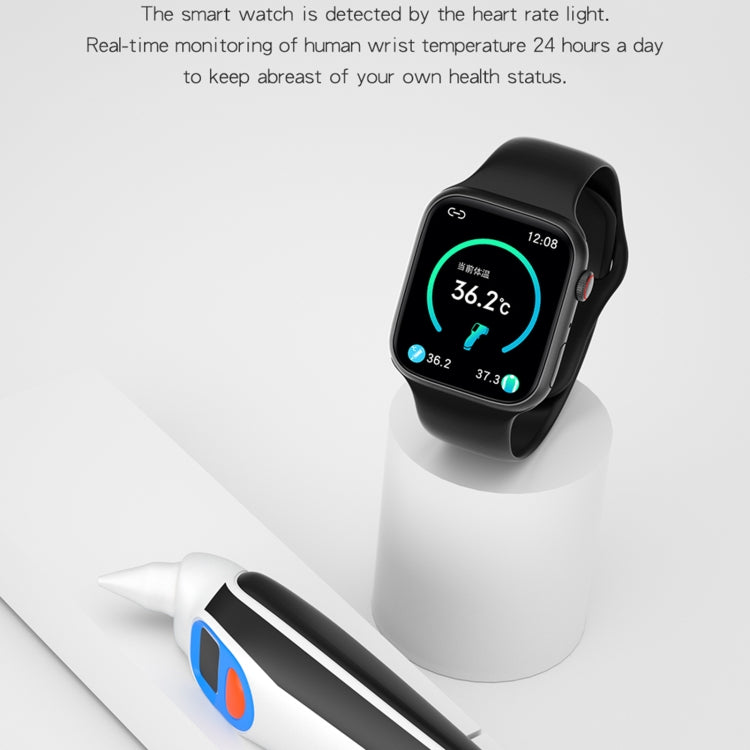 HW22 Pro 1.75 inch HD Screen Smart Watch, Support Bluetooth Dial/Body Temperature Monitoring(Blue) by buy2fix