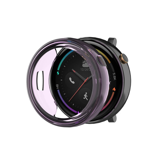 For Amazfit 2 TPU Watch Case(Transparent Purple) - Charger by buy2fix | Online Shopping UK | buy2fix