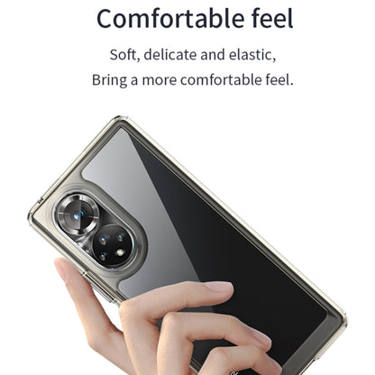 For Honor 50 Pro Colorful Series Acrylic + TPU Phone Case(Black) - Honor Cases by buy2fix | Online Shopping UK | buy2fix