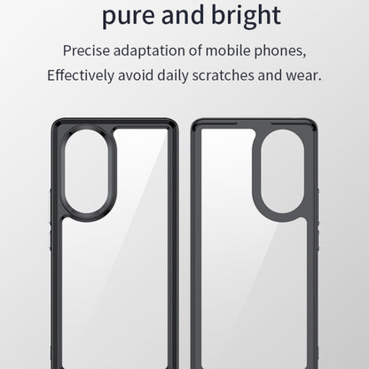 For Honor 50 Pro Colorful Series Acrylic + TPU Phone Case(Black) - Honor Cases by buy2fix | Online Shopping UK | buy2fix