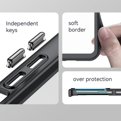 For Honor 50 Pro Colorful Series Acrylic + TPU Phone Case(Black) - Honor Cases by buy2fix | Online Shopping UK | buy2fix