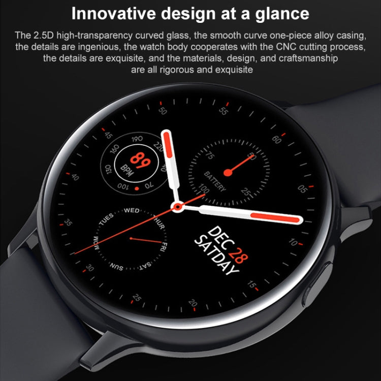 S30 1.28 inch TFT Screen Smart Wristband, Support Body Temperature Monitoring/Sleep Monitoring(Black Silicone) by buy2fix