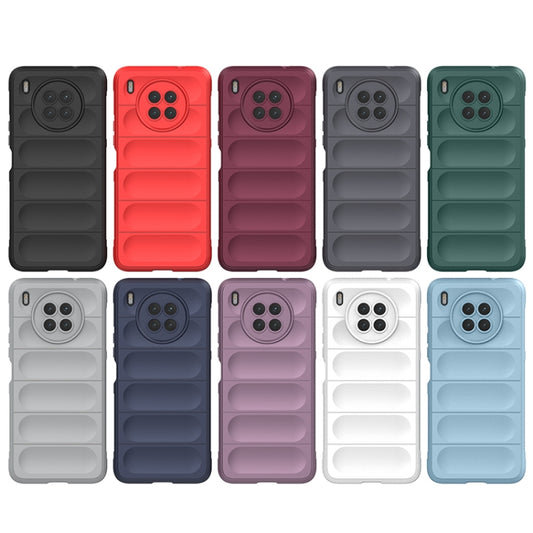 For Huawei Nova 8i Magic Shield TPU + Flannel Phone Case(Red) - Huawei Cases by buy2fix | Online Shopping UK | buy2fix