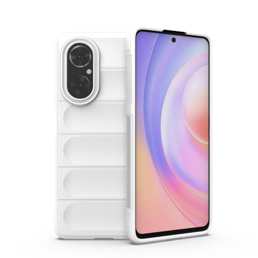 For Huawei Nova 9 SE/Honor 50 SE Magic Shield TPU + Flannel Phone Case(White) - Huawei Cases by buy2fix | Online Shopping UK | buy2fix