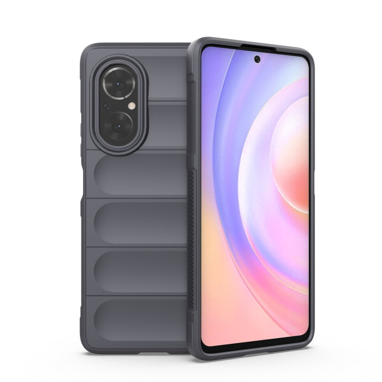 For Huawei Nova 9 SE/Honor 50 SE Magic Shield TPU + Flannel Phone Case(Dark Grey) - Huawei Cases by buy2fix | Online Shopping UK | buy2fix