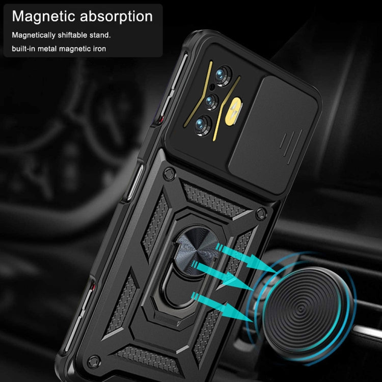 For Xiaomi Poco F4 GT / Redmi K50 Gaming Sliding Camera Cover Design TPU+PC Phone Case(Silver) - Xiaomi Cases by buy2fix | Online Shopping UK | buy2fix