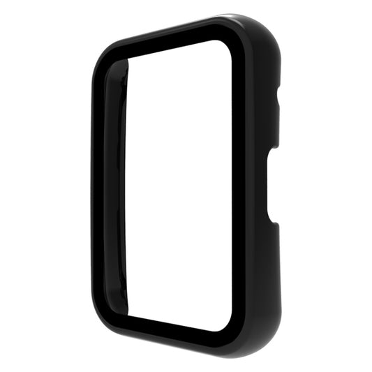 For Huawei Watch Fit / Honor Watch ES PC + Tempered Glass Watch Case(Black) by buy2fix