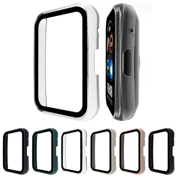 For Huawei Watch Fit / Honor Watch ES PC + Tempered Glass Watch Case(Black) by buy2fix