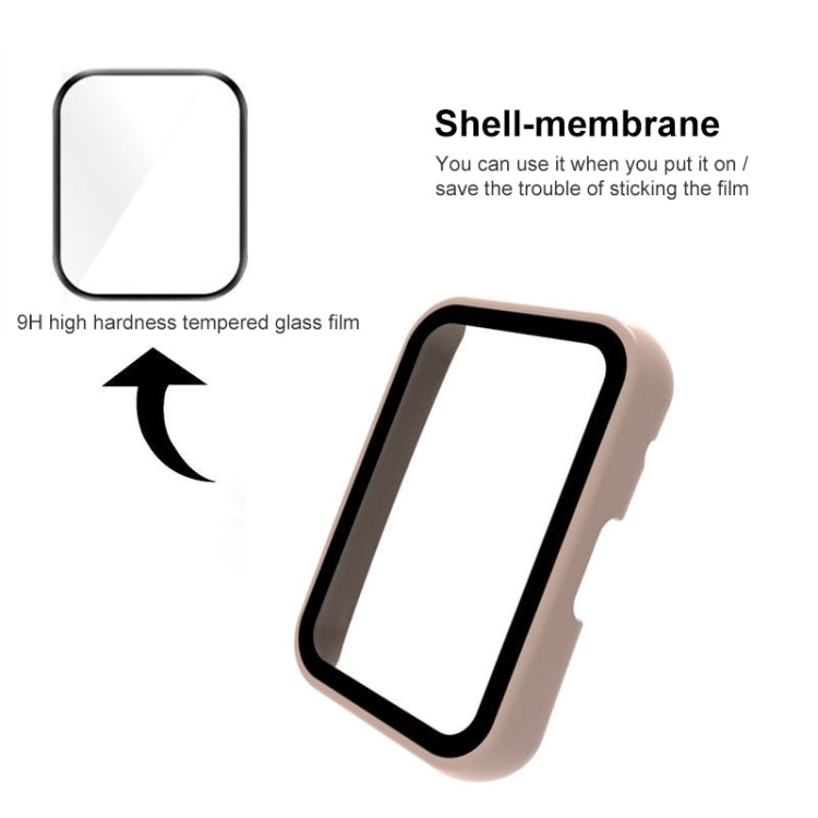 For Huawei Watch Fit / Honor Watch ES PC + Tempered Glass Watch Case(Black) by buy2fix