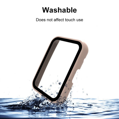 For Huawei Watch Fit / Honor Watch ES PC + Tempered Glass Watch Case(Black) by buy2fix