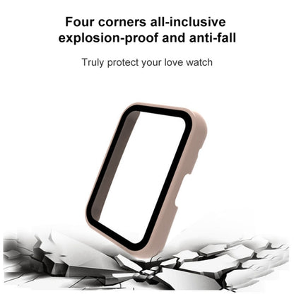 For Huawei Watch Fit / Honor Watch ES PC + Tempered Glass Watch Case(Black) by buy2fix