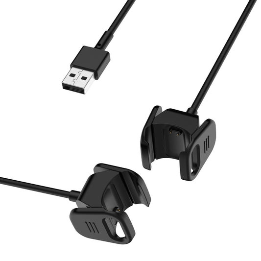 For FITBIT Charge 3 1m Charging Cable(Black) - Charger by buy2fix | Online Shopping UK | buy2fix