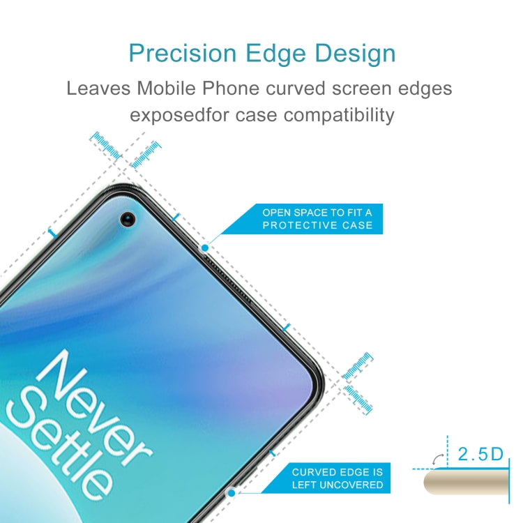 10 PCS 0.26mm 9H 2.5D Tempered Glass Film For OnePlus Nord 2T / Nord 2 5G -  by buy2fix | Online Shopping UK | buy2fix