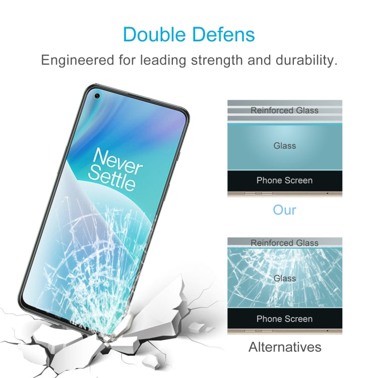10 PCS 0.26mm 9H 2.5D Tempered Glass Film For OnePlus Nord 2T / Nord 2 5G -  by buy2fix | Online Shopping UK | buy2fix