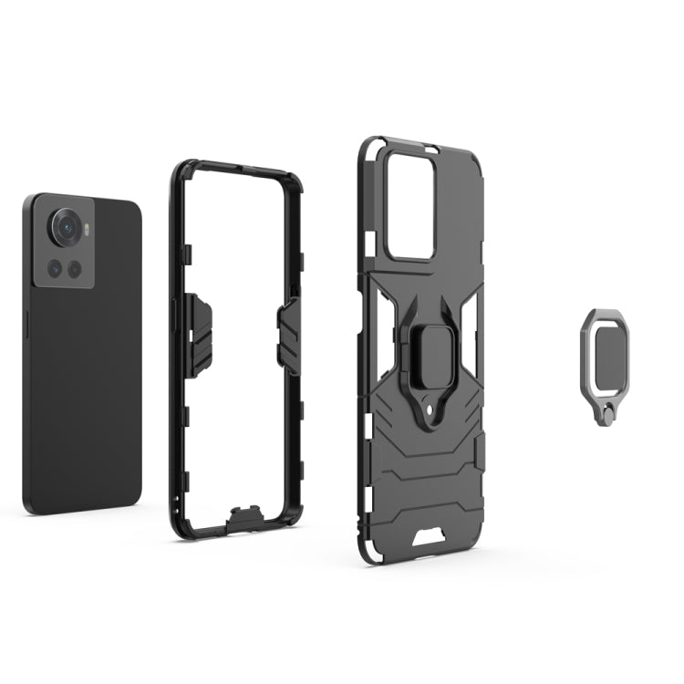 For OnePlus Ace 5G / 10R Shockproof PC + TPU Phone Case with Magnetic Ring Holder(Red) - Ace 5 Cases by buy2fix | Online Shopping UK | buy2fix