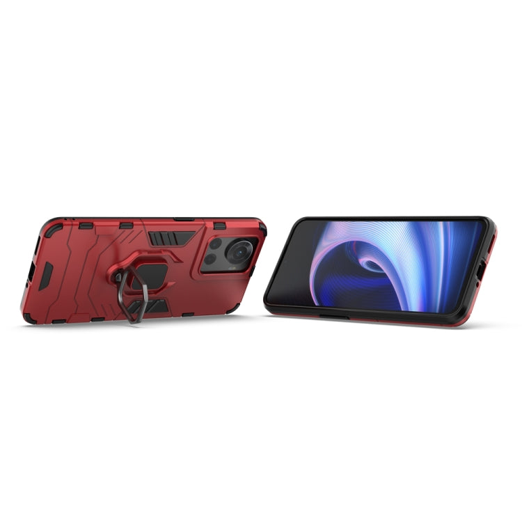 For OnePlus Ace 5G / 10R Shockproof PC + TPU Phone Case with Magnetic Ring Holder(Red) - Ace 5 Cases by buy2fix | Online Shopping UK | buy2fix