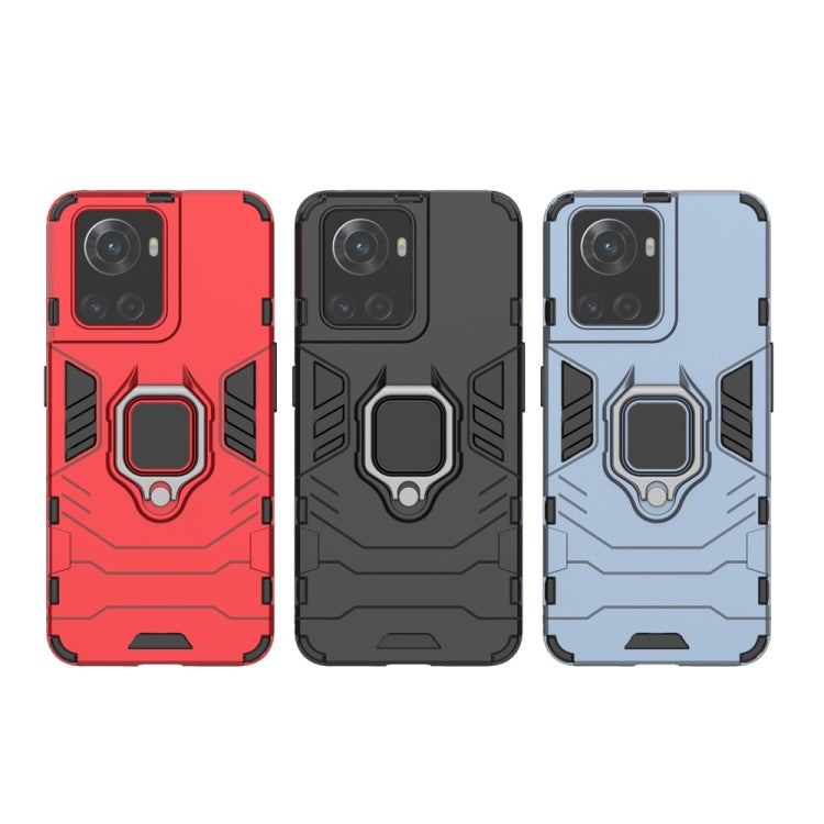 For OnePlus Ace 5G / 10R Shockproof PC + TPU Phone Case with Magnetic Ring Holder(Red) - Ace 5 Cases by buy2fix | Online Shopping UK | buy2fix