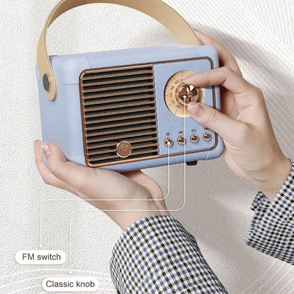 HM11 PLUS Portable HIFI Mini Retro Wireless Bluetooth Speaker(Dark Green) - Mini Speaker by buy2fix | Online Shopping UK | buy2fix