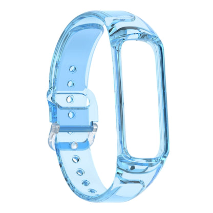 For Samsung Galaxy Fit 2 SM-R220 Discoloration in Light TPU Watch Band(Blue) - Watch Bands by buy2fix | Online Shopping UK | buy2fix