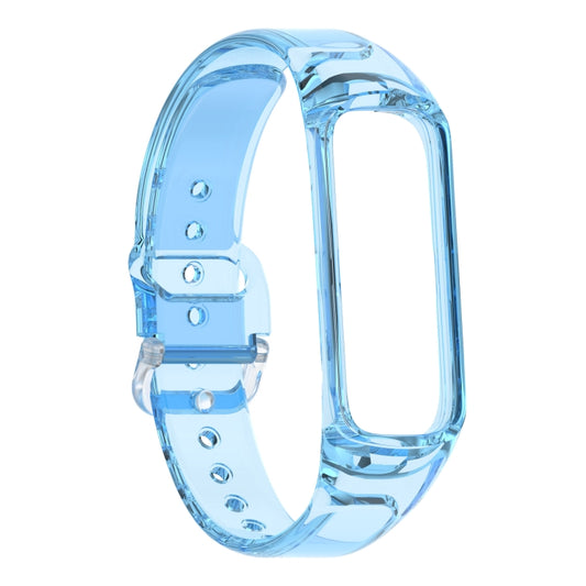 For Samsung Galaxy Fit 2 SM-R220 Discoloration in Light TPU Watch Band(Blue) - Watch Bands by buy2fix | Online Shopping UK | buy2fix