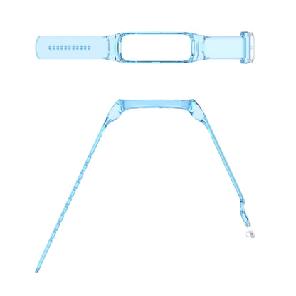 For Samsung Galaxy Fit 2 SM-R220 Discoloration in Light TPU Watch Band(Blue) - Watch Bands by buy2fix | Online Shopping UK | buy2fix