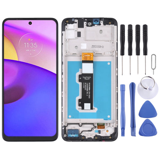 TFT LCD Screen for Motorola Moto E40 / E30 Digitizer Full Assembly with Frame - LCD Screen by buy2fix | Online Shopping UK | buy2fix