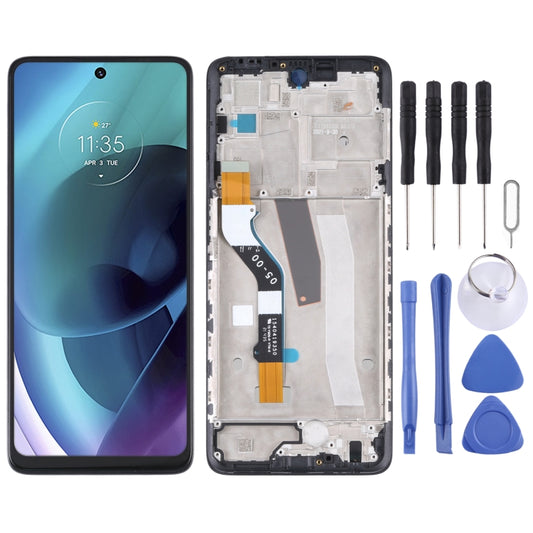 TFT LCD Screen for Motorola Moto G51 5G Digitizer Full Assembly with Frame - LCD Screen by buy2fix | Online Shopping UK | buy2fix