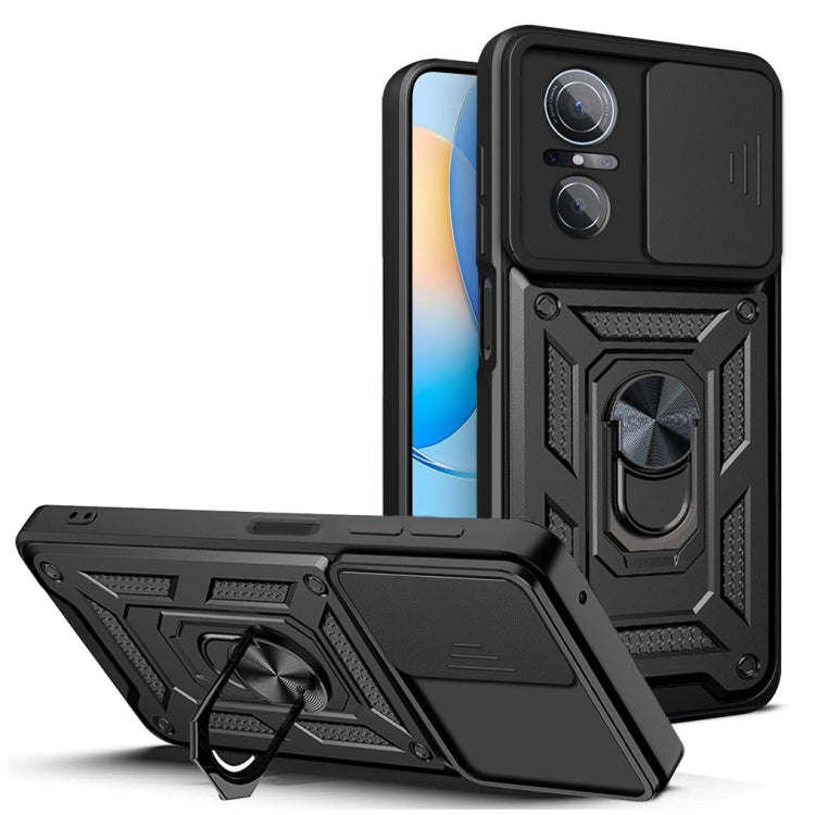 For Huawei nova 9 SE Sliding Camera Cover TPU + PC Phone Case(Black) - Huawei Cases by buy2fix | Online Shopping UK | buy2fix