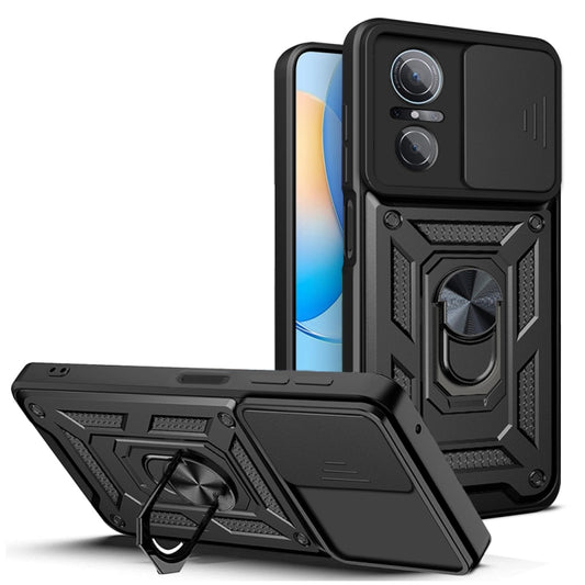 For Huawei nova 9 SE Sliding Camera Cover TPU + PC Phone Case(Black) - Huawei Cases by buy2fix | Online Shopping UK | buy2fix