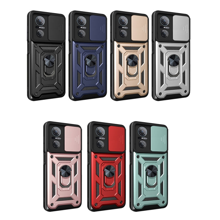 For Huawei nova 9 SE Sliding Camera Cover TPU + PC Phone Case(Red) - Huawei Cases by buy2fix | Online Shopping UK | buy2fix